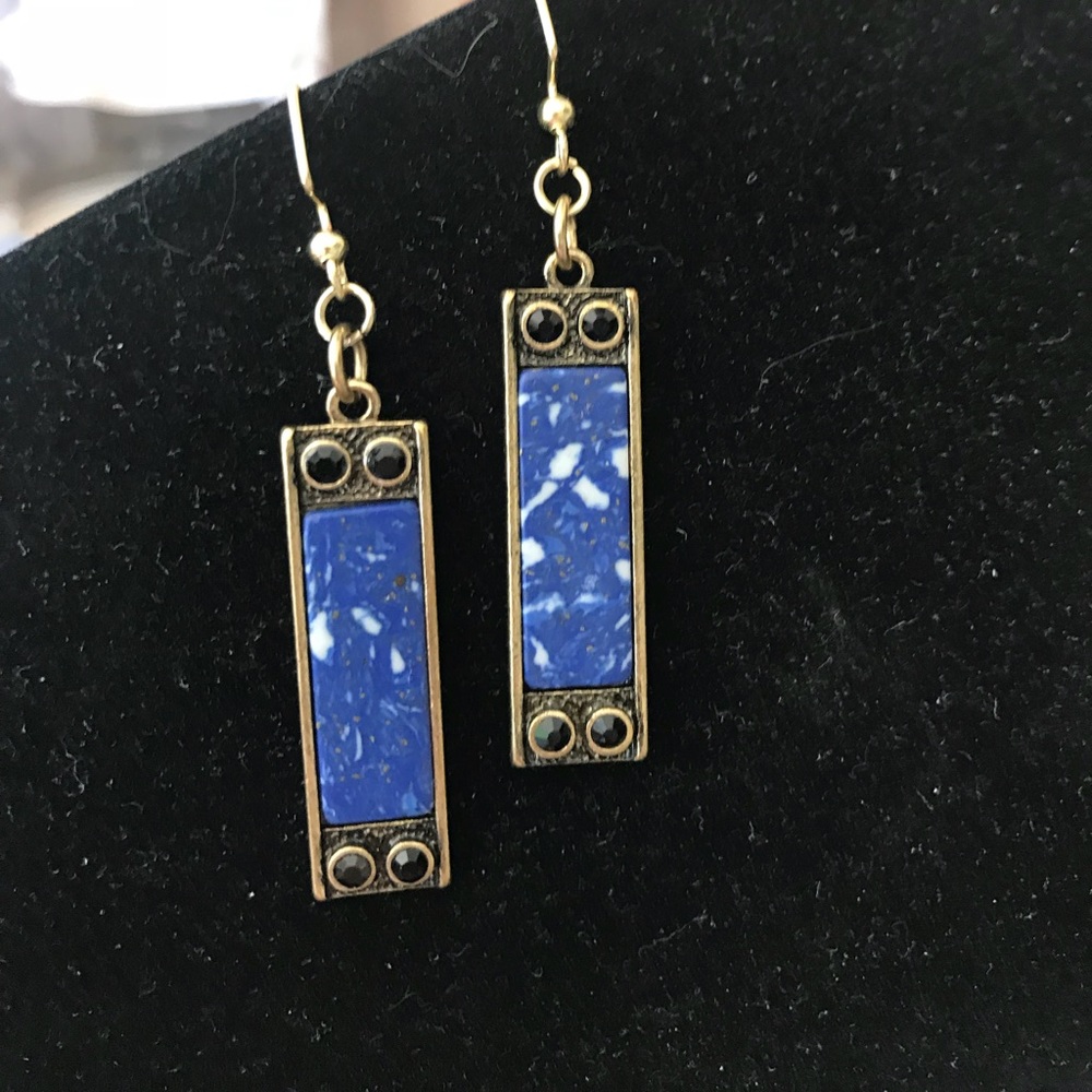 Blue Stone Earrings
